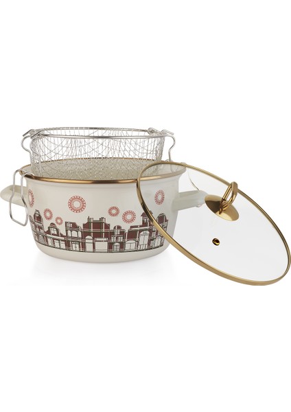 Spark Kızartma Tenceresi 22 cm 3 Parça-Asorti modelleri