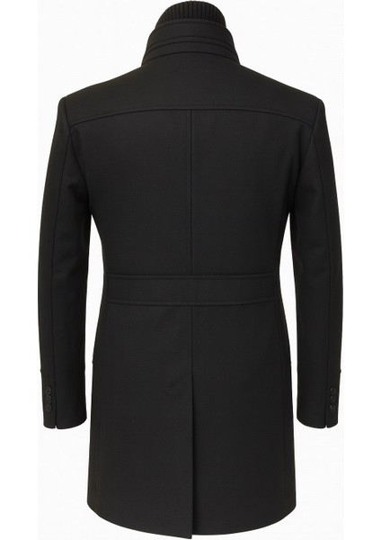 Erkek Slim Fit Kaşe Kaban – Çıkarılabilir Ribanalı Fermuarlı Yaka, S–xxl modelleri