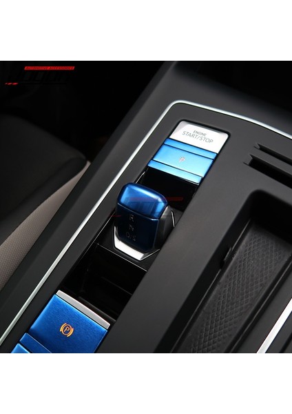 Şık Mavi Dsg Vites Topuzu Aksesuar Seti