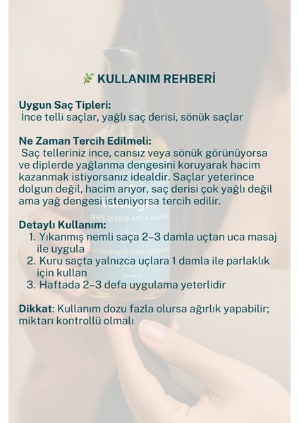 Volulight Hacim ve Yağ Dengesi 100 ml – Üzüm Çekirdeği & Amla Saç Bakım Yağı indirimleri
