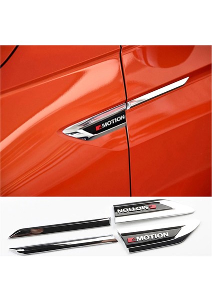 Volkswagen Tiguan Mk2 Çamurluk Logosu Arma - Gümüş