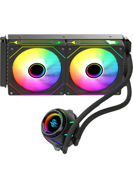 Blade 240B Argb 240MM Siyah Işlemci Sıvı Soğutucu GB-LCS-BL240B fırsatları