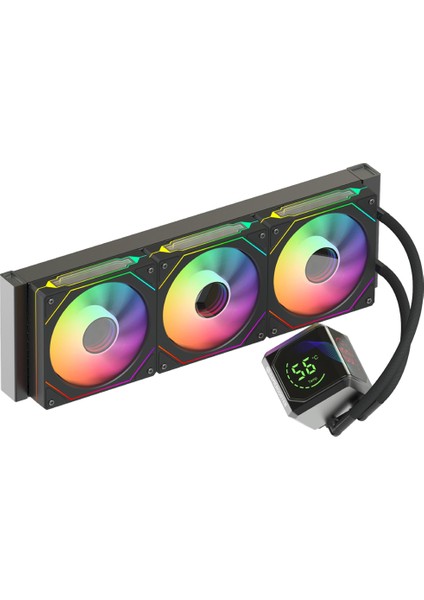 Sıght Pro 360B Argb Curved Ekran 360MM Siyah Işlemci Sıvı Soğutucu GB-LCS-SP360B fırsatları