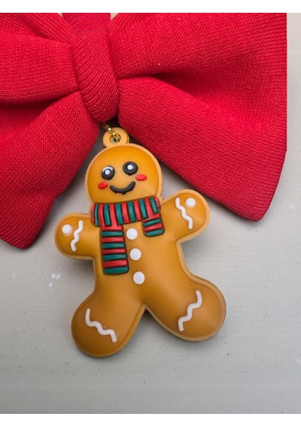 Kurabiye Adam Küçük Irk Köpek Papyon Tasması | Kırmızı Fiyonk Boyun Aksesuarı | Noel Temalı Köpek Süsü indirimleri