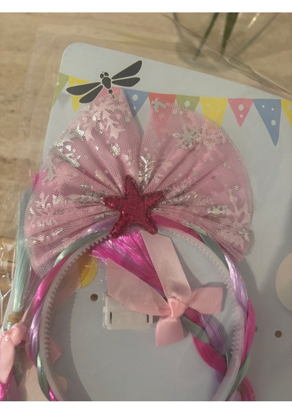 Işıklı Örgülü Kız Çocuk Taç modelleri