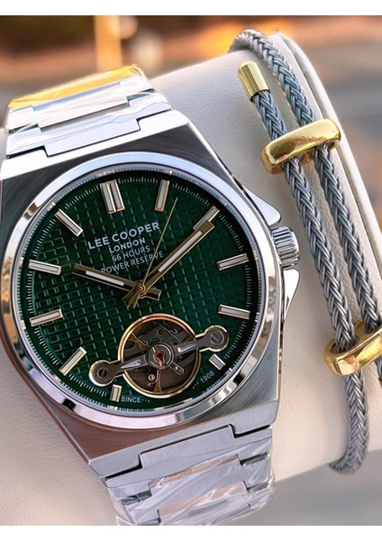 Otomatik Mekanizma Prx Kasa Italyan Bileklik Hediyeli 5 Atm Erkek Kol Saati OT.L08229.370