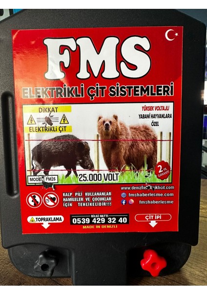 40S 9.4 Joule Sensörlü Çit Cihazı