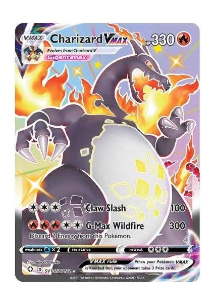 Charizard Vmax Pokemon Kart