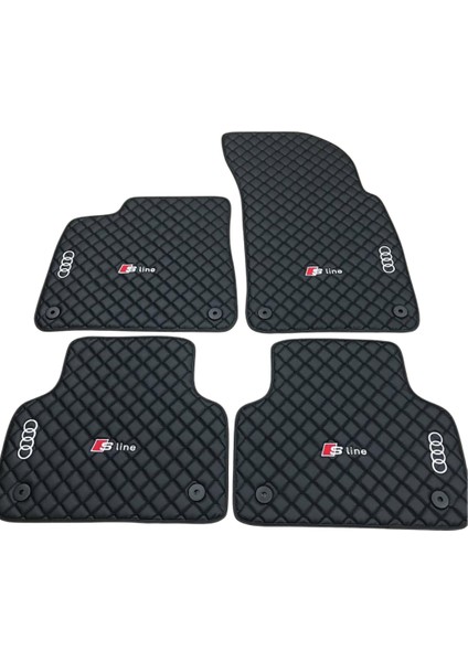 Oto Halı Paspas Seti Audi Q2 Serisi Modelleri Uyumlu Sline Kadife Halı Kaymaz & Şık Tasarım modelleri