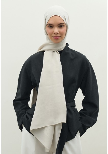 Monogram Pamuk Floş Jakarlı Şal Taş fiyatları