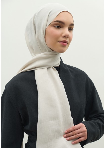 Monogram Pamuk Floş Jakarlı Şal Taş fırsatları