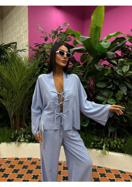 Gri Bağlama Detaylı Viskon Takım fiyatları