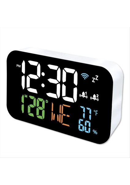 Tuya Wifi Saat Takvimi Akıllı Termometre Higometre Dijital LED Ekran Destek Wifi (Yurt Dışından)