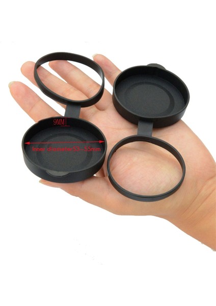 2 Adet Dürbün Koruyucu Kauçuk Objektif Lens Kapağı Binoküler En Iyi Koruma 52-55MM (Yurt Dışından) modelleri