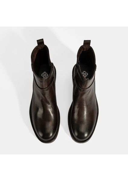 Kadın Kahve Ayarlanabilir Tokalı Deri Bot fırsatları