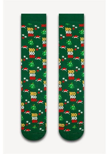 Yeşil Ho Ho Havlu Çorap