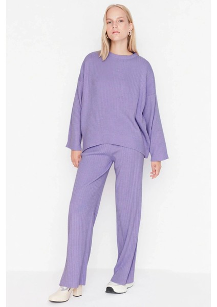 Kadın Alt Üst Fitilli Triko Takım Bisiklet Yaka Düşük Kol Fonksiyonel Dayanıklı Kaliteli Konforlu fırsatları