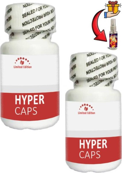 Hyper Erkeklere Özel Bölge Destekleyici 15'li x 2 Ad-Lustra Masaj Yağı ile Birlikte