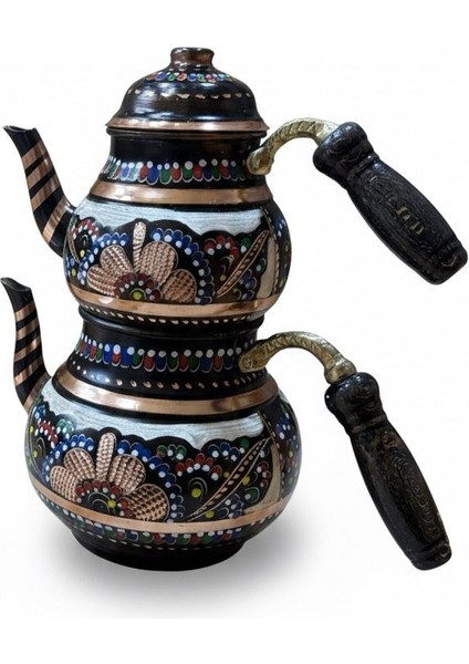 Erzincan Işleme Osmanlı Ocaklı Çaydanlık Takımı fırsatları