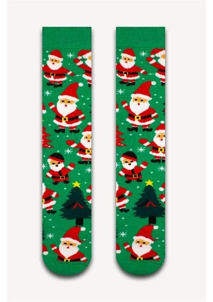 Mini Noel Babalar Havlu Çorap