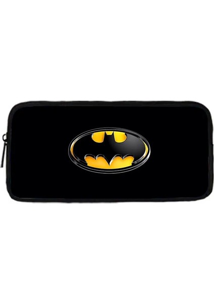 Süper Kahramanlar Baskı Deseni Çocuk Okul Sırt Çantası Öğle Yemeği Çantaları, Kalem Çantaları, Okul Çantaları B-Batmans Erkek Kızlar Için En Iyi Hediye Renk: 1 Pcs Kalem Çantası A5 (Yurt Dışından)