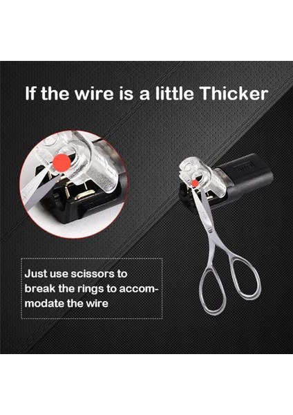 Çift Telli Eklenti Konnektörü+Kilitleme Tokası, Tel Sıyırma Yok, Awg 20-24 20PCS Için 2 Yönlü 2 Pin (Yurt Dışından) fiyatları