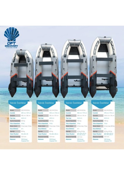 Dıscovery Şişme Bot MX360AL 360CM Seri indirimleri