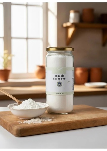 Tam Pirinç Unu 300 gr Katkı ve Koruyucu İçermez Doğal Ürün