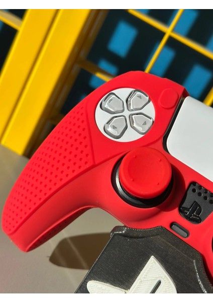 P-5 Silicone Protective Kit – Playstation 5 Dualsense Koruma Seti - Kırmızı fiyatları