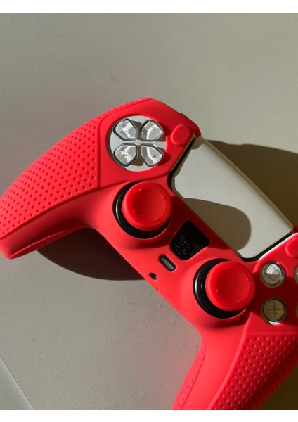P-5 Silicone Protective Kit – Playstation 5 Dualsense Koruma Seti - Kırmızı fırsatları