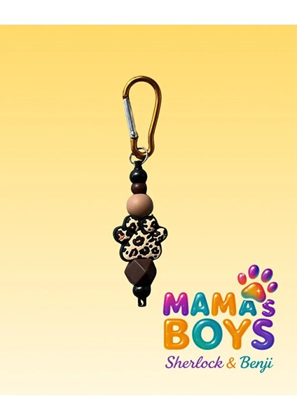 Leopar Patili Anahtarlık/çanta Aksesuarı