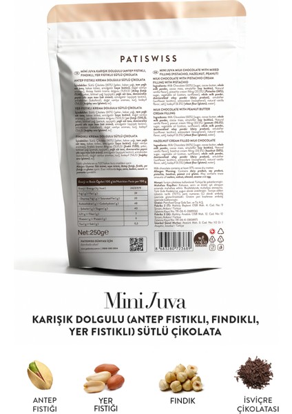 Juva Karışık Dolgulu Sütlü Çikolata, 250G fırsatları