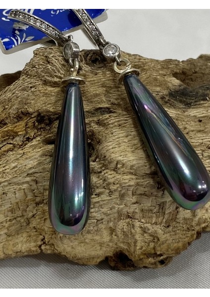 Gümüş Incili Kadın Küpe modelleri