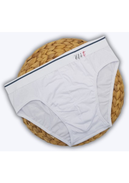 Tutku Elit 10'lu Kemerli Bel Pamuklu Penye Erkek Slip - Külot fiyatları