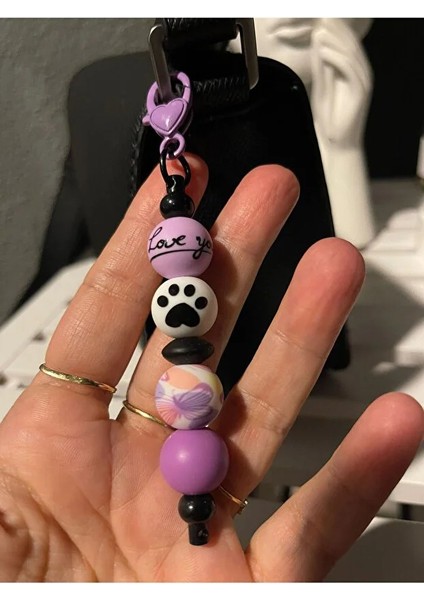 Eğlenceli Desenli Charm Anahtarlık - Çanta Aksesuarı modelleri