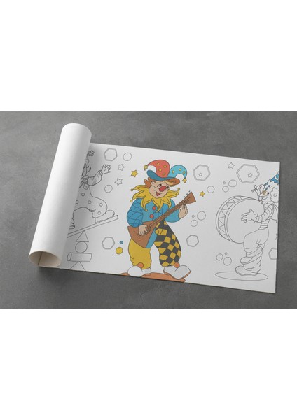 🎪✨ Palyaçoları Boyuyorum – Çocuklar İçin 5 Metrelik Renkli Boyama Rulosu | Eğlenceli Palyaço Teması, İnce Detaylı Karakterler, Keçeli ve Pastel Boyaya Uygun indirimleri