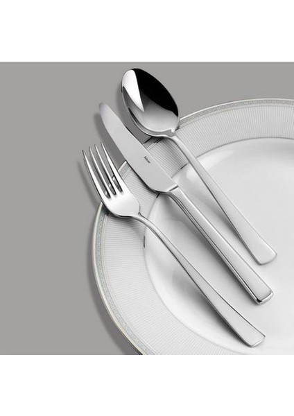 Hi Sar Optima Lara 24 Parça 6 Kişilik Çatal Kaşık Bıçak Takımı