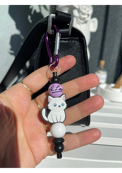 Kedi Charmlı Sevimli Anahtarlık/çanta Aksesuarı fiyatları