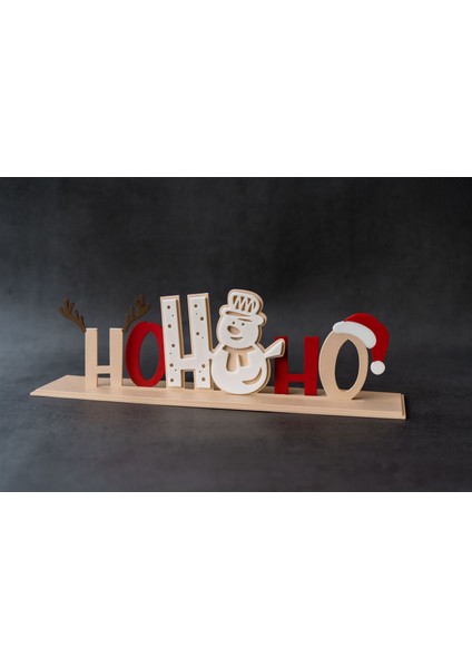 Yılbaşı Ruhunu Yansıtan 3D Baskı Dekor – Ho Ho Ho Tasarı indirimleri