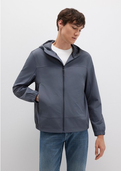 Su İtici Kapüşonlu Antrasit Ceket 0110643-80776