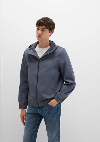 Su İtici Kapüşonlu Antrasit Ceket 0110643-80776