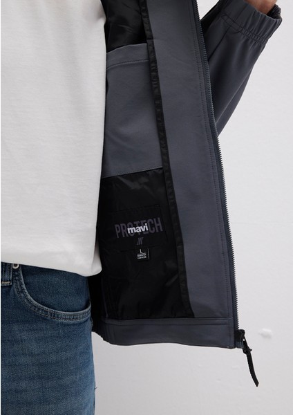 Su İtici Kapüşonlu Antrasit Ceket 0110643-80776