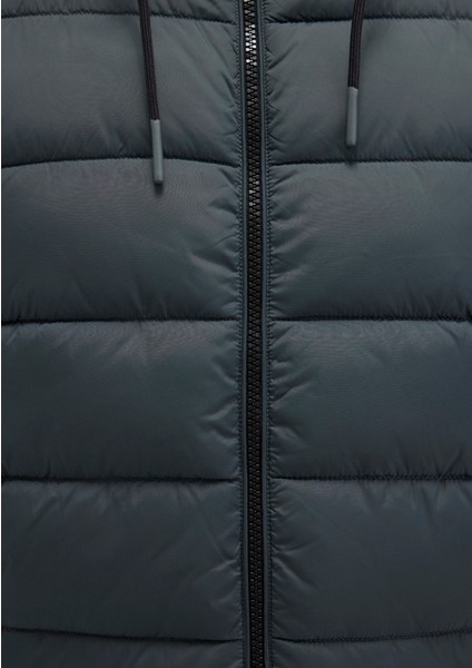 Kapüşonlu Yeşil Şişme Yelek 0110604-71598