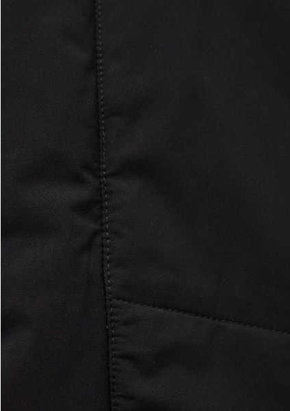 Kapüşonlu Siyah Parka 0110443-900