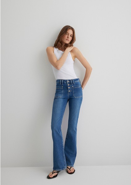 Sierra Gold Premium Indigo Mavisi Jean Pantolon 1010578-86457