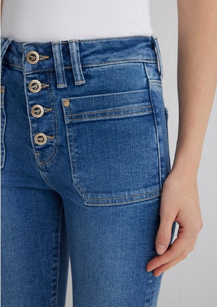 Sierra Gold Premium Indigo Mavisi Jean Pantolon 1010578-86457