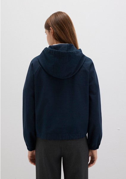 Kapüşonlu Lacivert Ceket 110775-82906