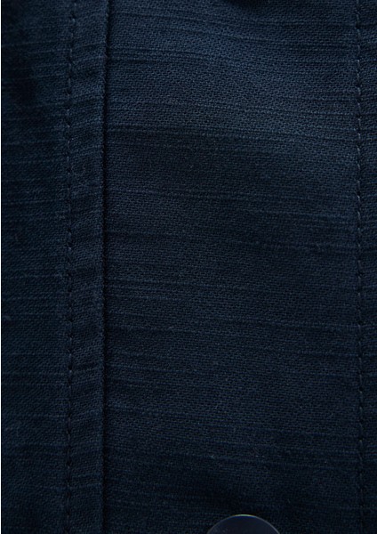 Kapüşonlu Lacivert Ceket 110775-82906