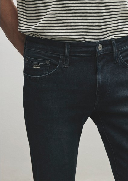 James Lux Black Puslu Koyu Mavi Jean Pantolon 0042486543