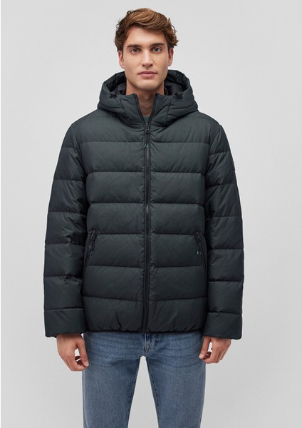 Kuş Tüyü Yeşil Şişme Mont 0110193-71539